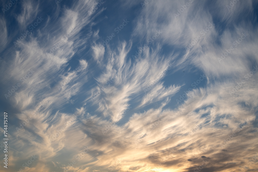 Obraz premium blue sky with clouds