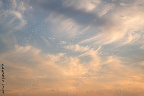 Fototapeta Naklejka Na Ścianę i Meble -  sunset sky with clouds