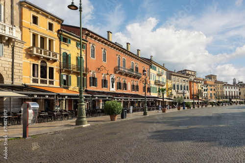 beautiful central square in Verona