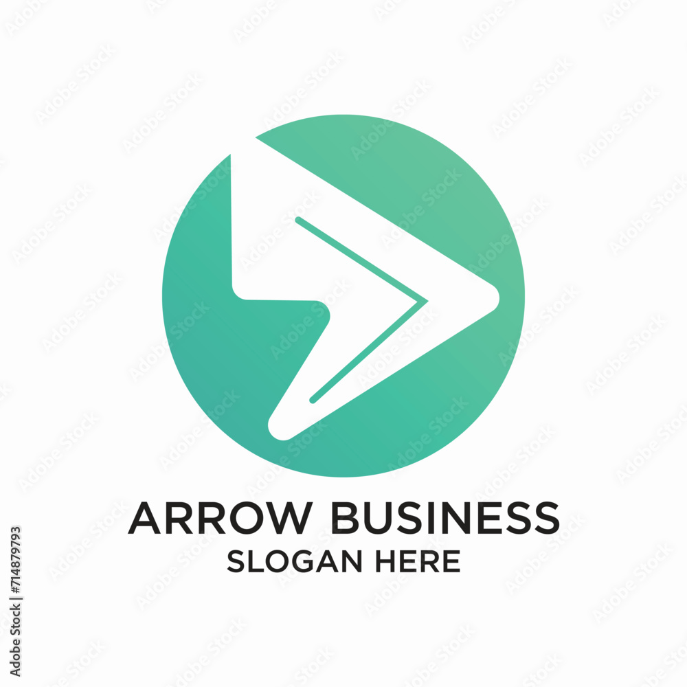 Arrow logo design simple concept Premium Vector Arrow logo design simple concept Premium Vector