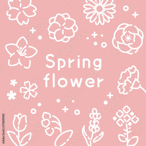 春の花の背景_3