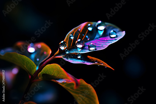 leaf on black amoled wallpaper background