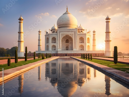 Taj Mahal natural views