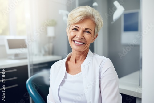 Free Download Portrait of a senior patient at the dentist - GFXLoad