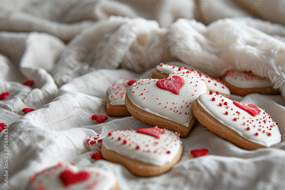 homemade pink red romantic valentines day cookies biscuit in heart shape with icing frosting detailed decoration in editorial magazine look for bakery cafe romantic date anniversary wedding party homemade pink red romantic valentines day cookies biscuit in heart shape with icing frosting detailed decoration in editorial magazine look for bakery cafe romantic date anniversary wedding party