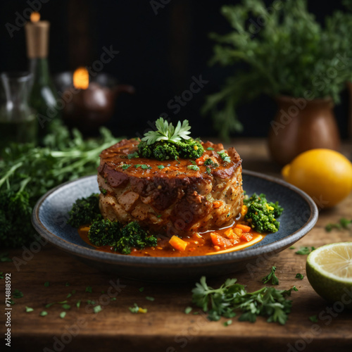 Osso Buco Delight - Slow-cooked Veal Shank with Gremolata