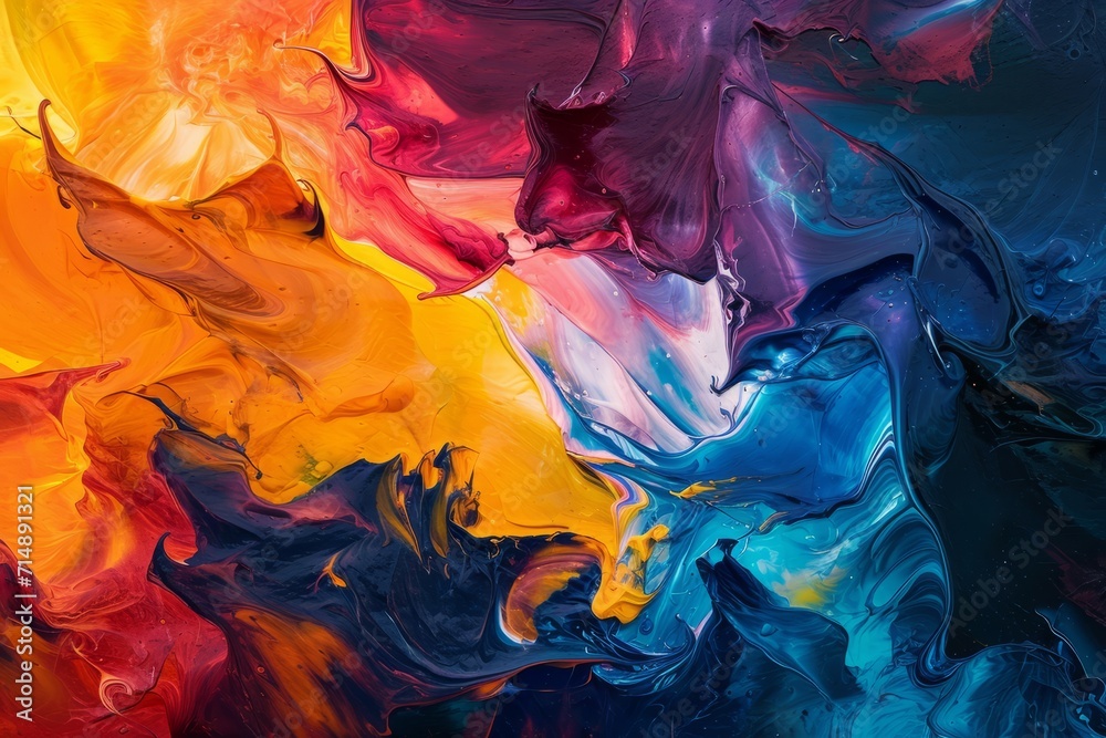 Abstract Fluid Art Painting in Vivid Colors
Abstract Fluid Art Painting in Vivid Colors