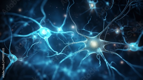 Neuron Cells building a neural network