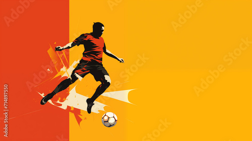 football player abstract background © Harshal