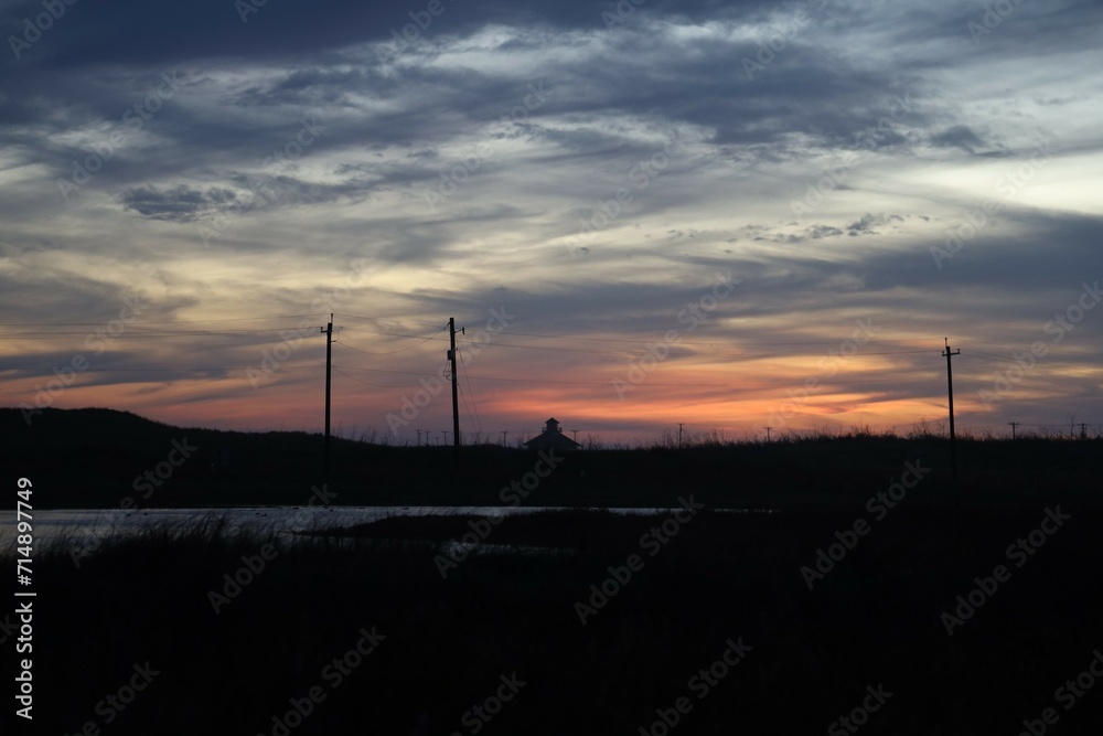 Obraz premium Midnight Sunset