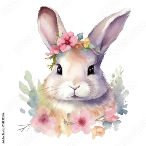 Floral Childrens Rabbit
