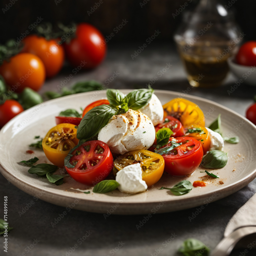 Heirloom Tomato Burrata Delight Heirloom Tomato Burrata Delight