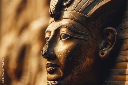 Ancient egyptian pharaon photo