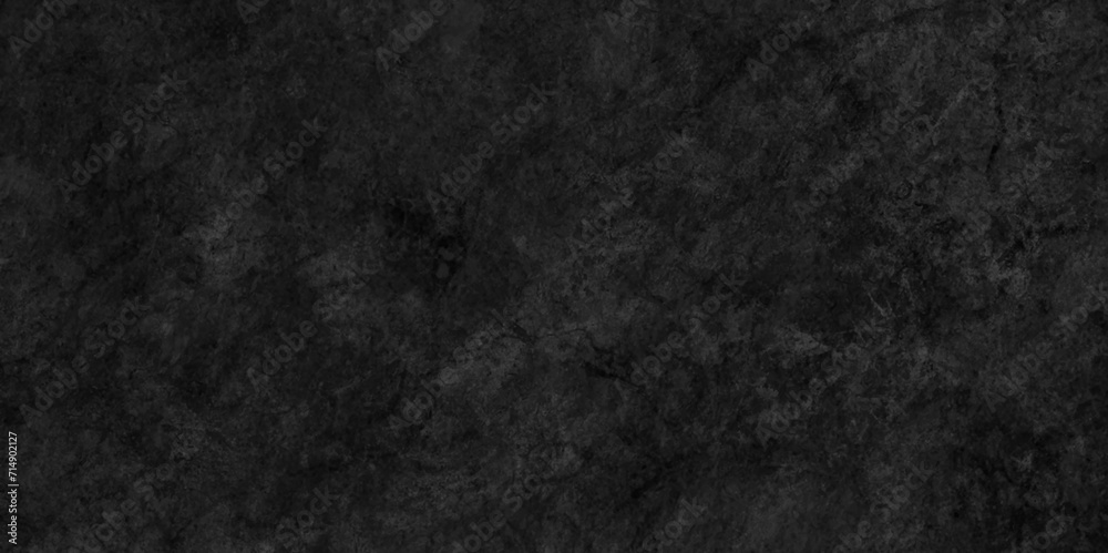 Black stone or concrete wall or marble or plaster texture,  dark color cement floor or concrete texture, Art stylized texture banner or cover or card, grunge texture dark gray charcoal blackboard.	 - obrazy, fototapety, plakaty 