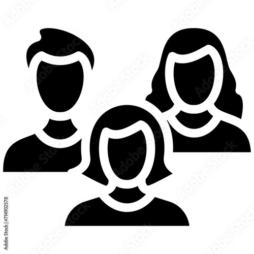Family vector icon illustration of Housekeeping iconset.