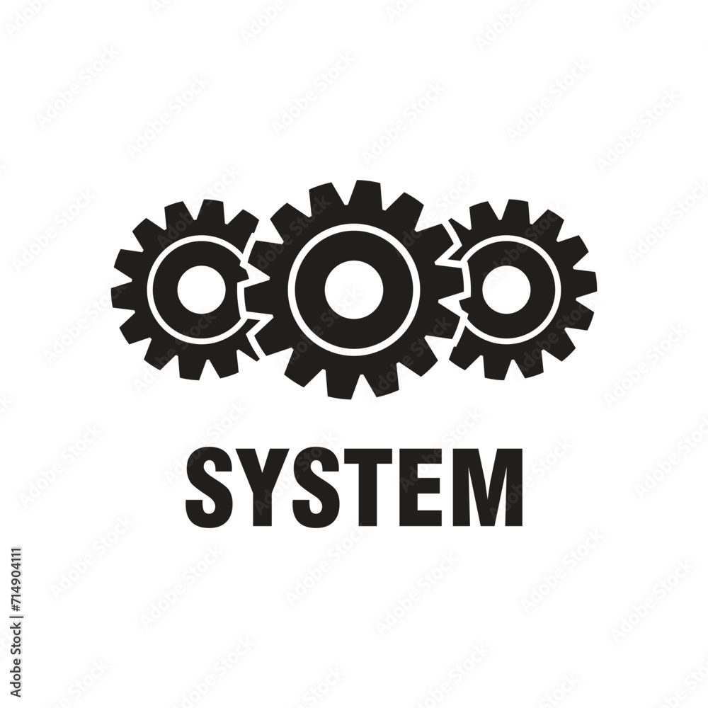 system icon vector system icon vector
