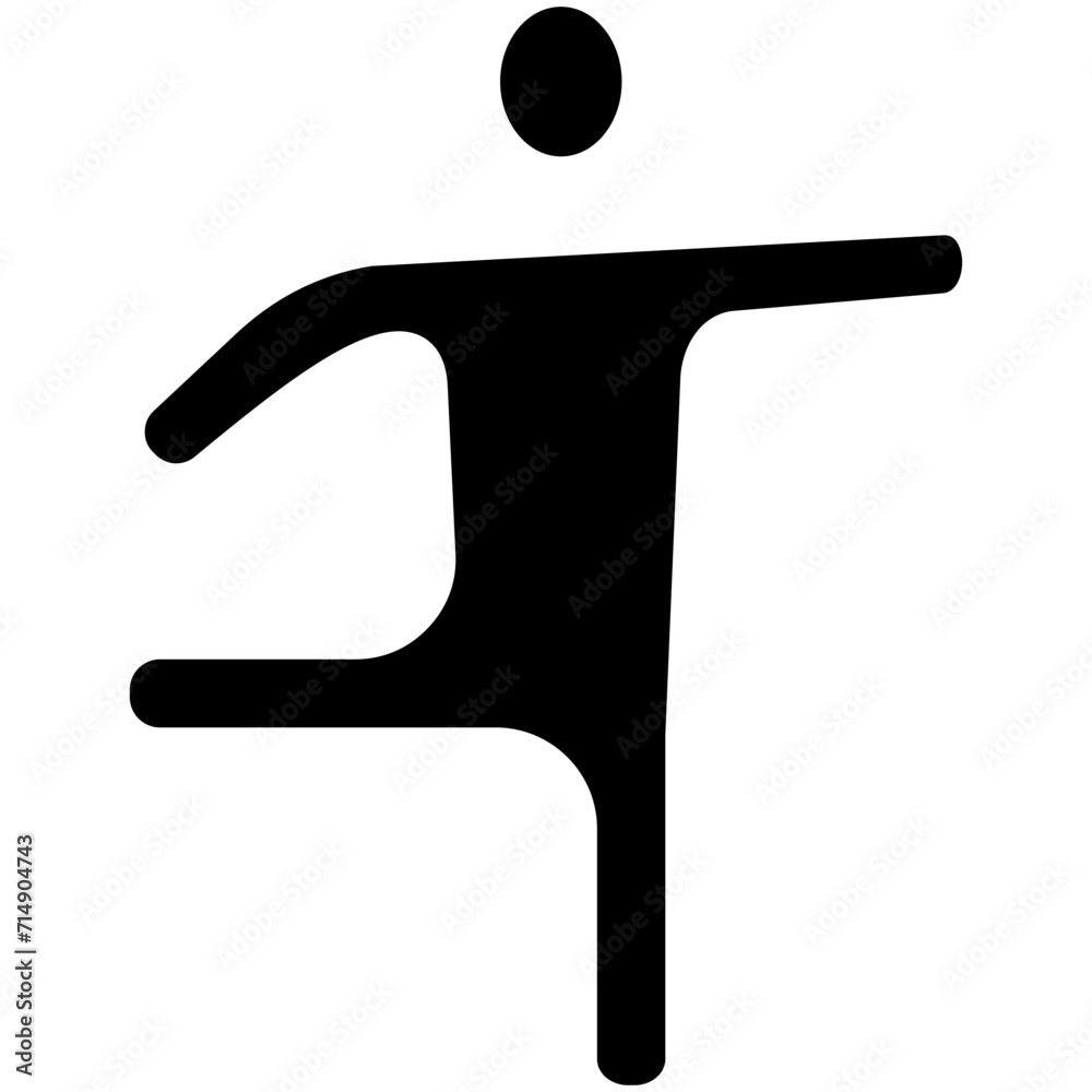 Gymnastics vector icon illustration of Olympics iconset. Gymnastics vector icon illustration of Olympics iconset.