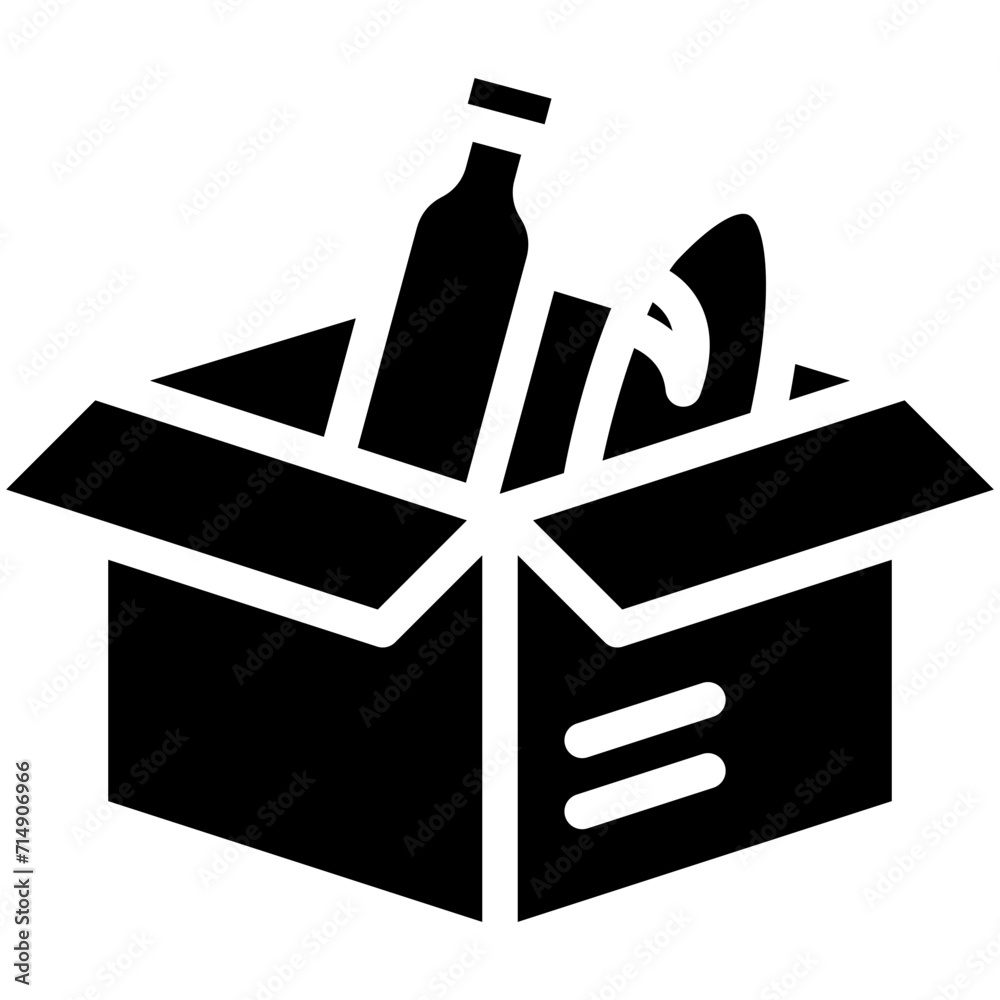 Food Donation vector icon illustration of Donations iconset. Food Donation vector icon illustration of Donations iconset.
