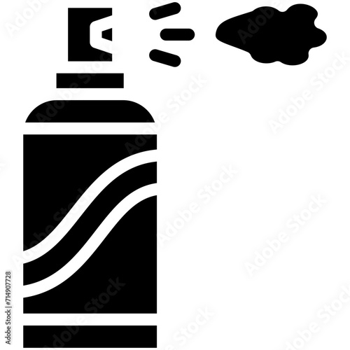 Aerosol vector icon illustration of Pollution iconset.