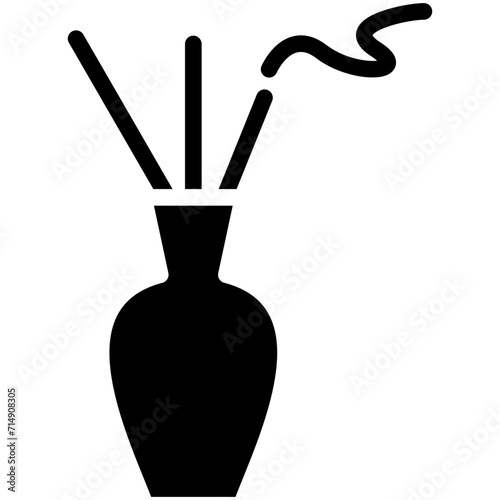 Incense Sticks vector icon illustration of Spa iconset.