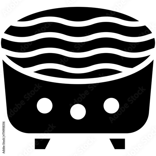 Jacuzzi vector icon illustration of Spa iconset.