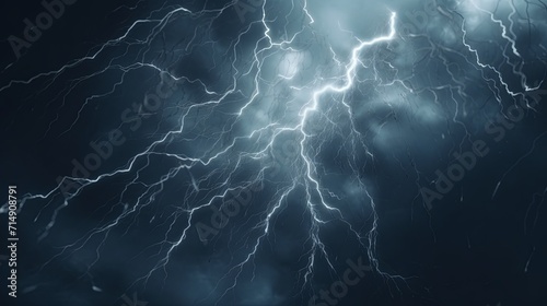 A dark background with a lot of lightning