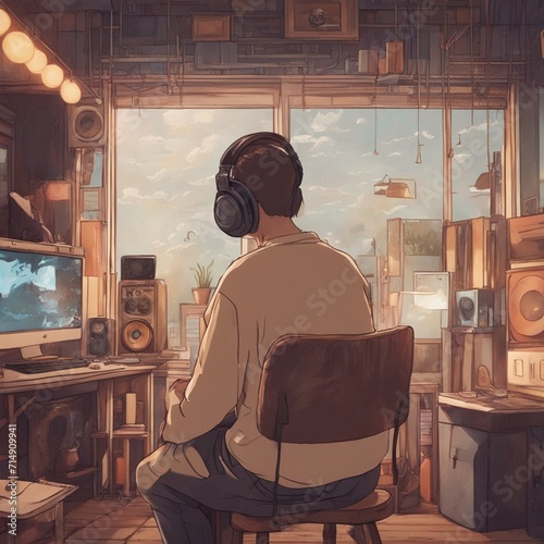 Mellow Melodies: A Captivating Blend of Lofi Pop, Jazz Lounge Music, and Chill Beats photo