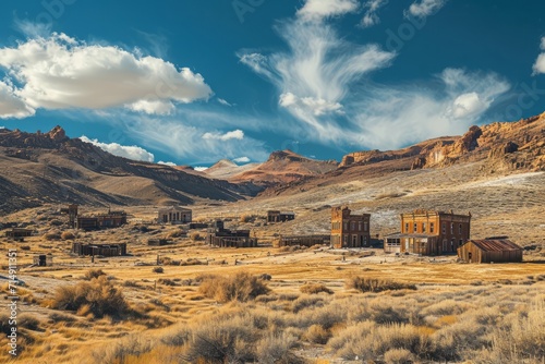 Historic Ghost Town in Bodie State Park, California 