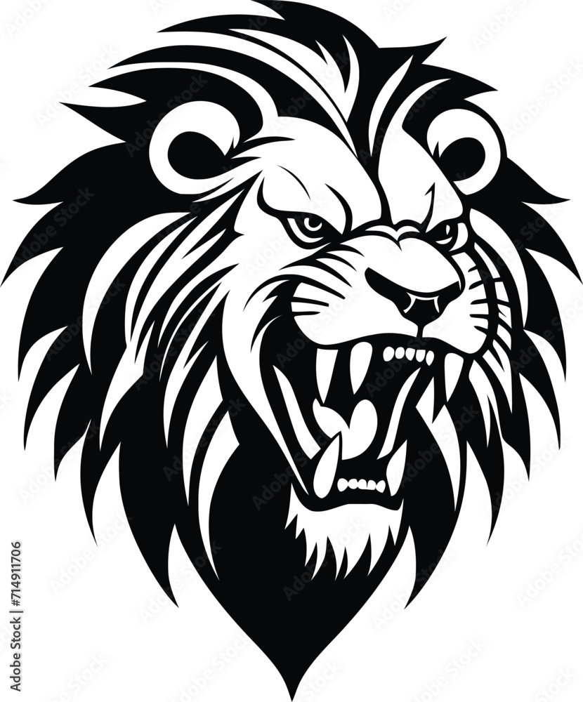 Lion icon Vector Art illustrator Design