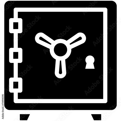 Strongbox vector icon illustration of Finance and Money iconset.