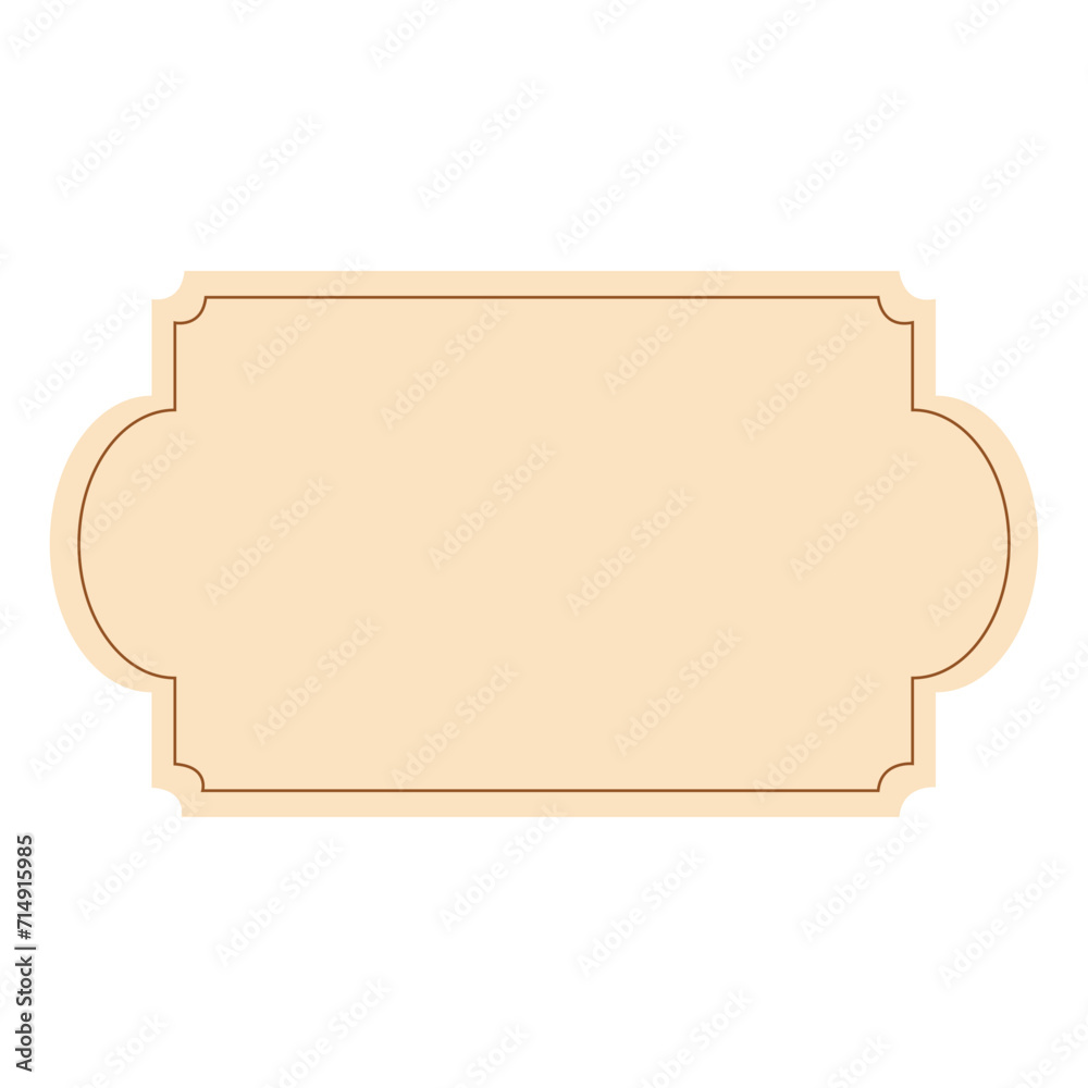 Label Frame Vector Label Frame Vector