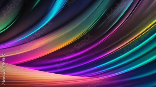 Abstract pastel colorful fine depth waves streaks of light 