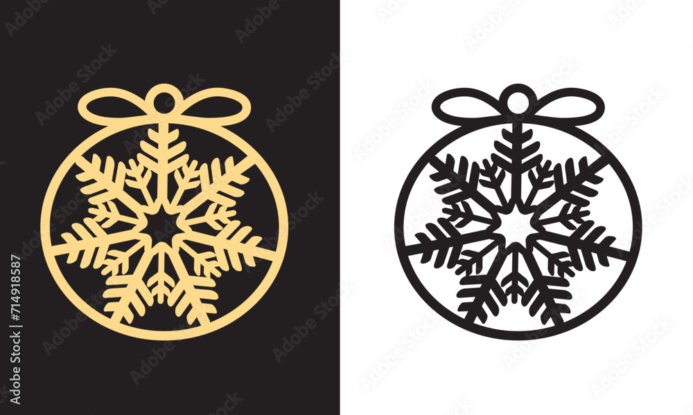 CHRISTMAS ORNAMENTS Laser Cutting File