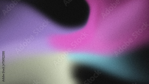4K Abstract Pastel Wave Risographs blurred grainy gradient banner background texture Colorful digital grain soft noise effect Nostalgia, vintage, retro