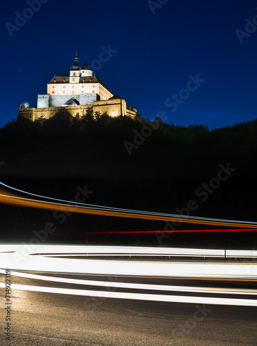 Castle of Forchtenstein Burgenland at night photo