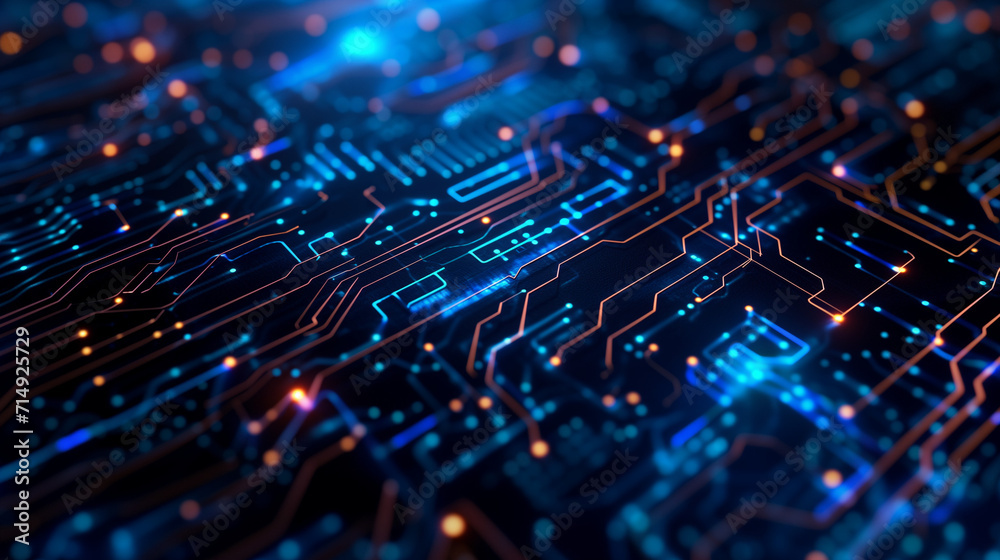 Abstract technology background, Ai generated image Abstract technology background, Ai generated image