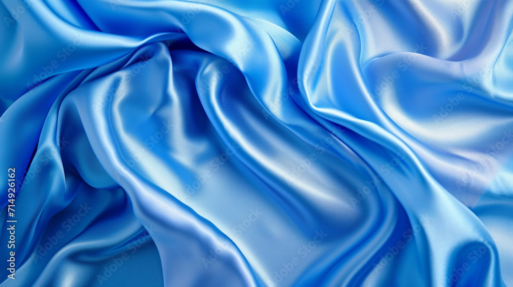 Sky Blue and Royal Blue silk background Sky Blue and Royal Blue silk background