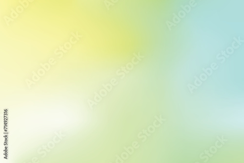 Colorful Mesh Blur Background. Soft Yellow, Green and Blue Color Theme for Webdesign, Poster, Banner. Abtract Gradient Wallpaper Vector.