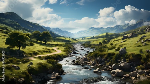 landscape with river © Faizan