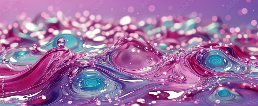 Whimsical Liquid Ballet. Whimsical Liquid Ballet.