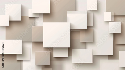 Taupe and White abstract background vector presentation design. PowerPoint and Business background.