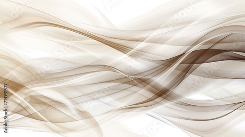Taupe and White banner background. PowerPoint and business background.