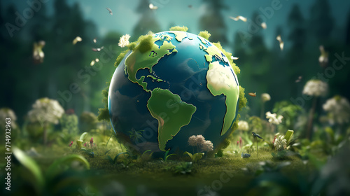 Environmental protection background  world environment day background  protect the environment