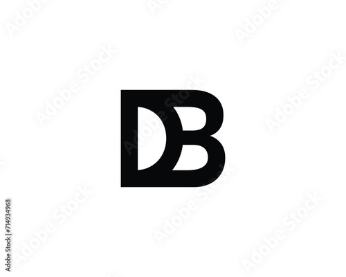 DB Logo design vector template