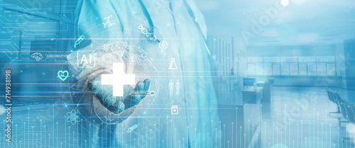 medical technology Doctors use AI robots to provide diagnostic equipment, provide care and increase the accuracy of future patient treatments. Research and development of innovative medical technology