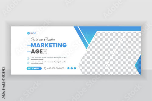 Corporate Business social media facebook cover design web banner template