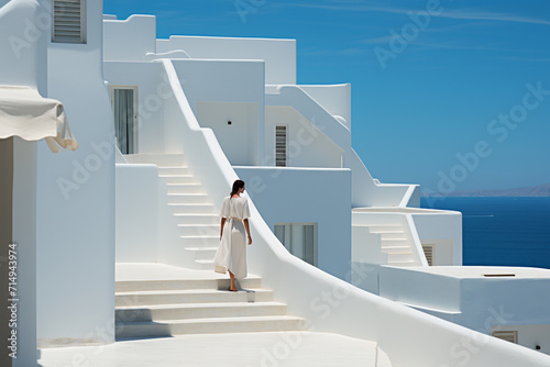 Very peaceful white and minimalistic architecture