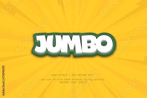 Canvastavla Jumbo Enjoy Text Effect