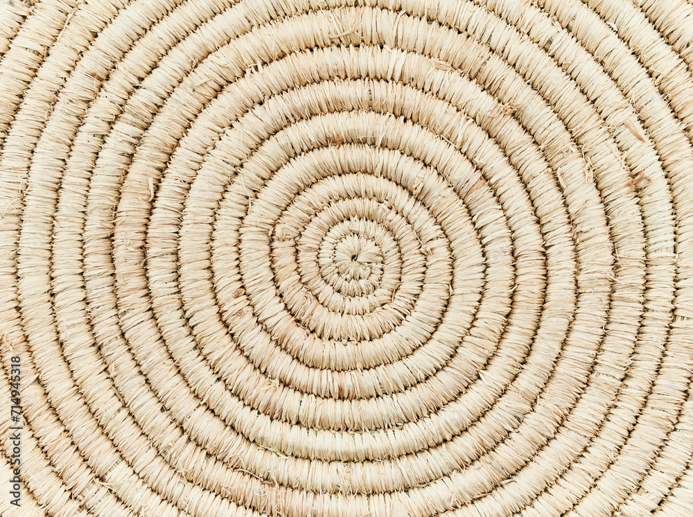 Fototapeta premium Texture of a wicker surface