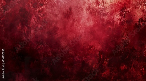 Dark red abstract background in cyclorama style in misty atmosphere. Opulent setting of extra depth in misty dark red color.